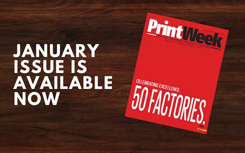 PrintWeek January issue unveils Factory 50